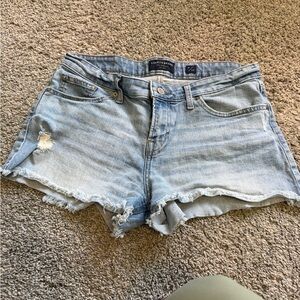 Lucky Brand Light Blue Distressed Denim Cutoff Shorts
